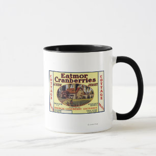 Cottage Eatmor Cranberries Brand Label Mug