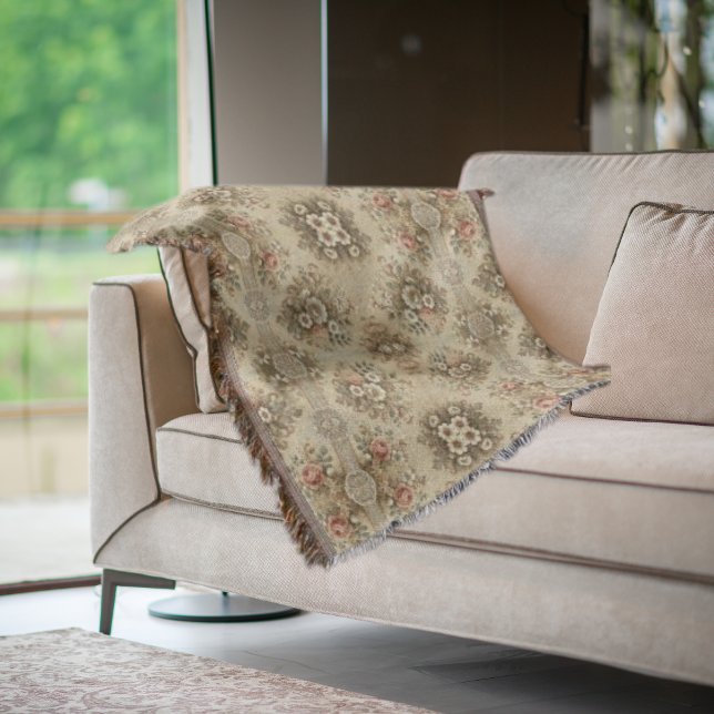 Cottage Floral Traditions Throw Blanket (Creator Uploaded)
