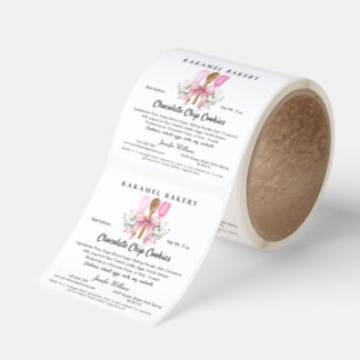 Cottage Food Law Label Utensils Cooking Stickers