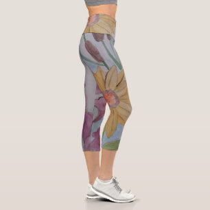 Cottage Garden Flowers Leggings