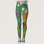 Cottage Garden Gustav Klimt Leggings<br><div class="desc">Cottage Garden Gustav Klimt</div>