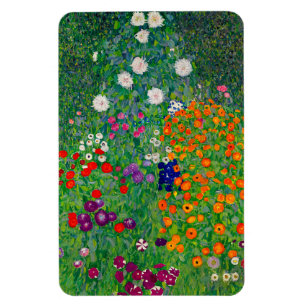 Cottage Garden Gustav Klimt Magnet