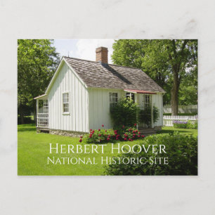 Cottage, Garden, Herbert Hoover Birthplace, Iowa Postcard