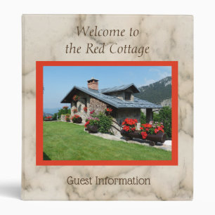 Cottage Holiday Home Rental Guide Instructions Binder
