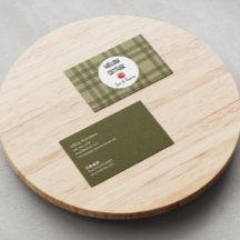 Cottage Homemade Jam and Preserves Business Card