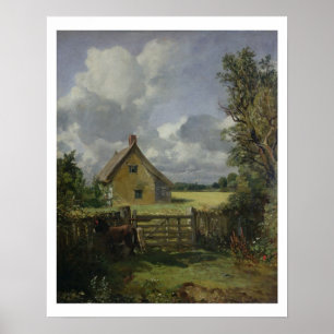 Cottage in a Cornfield, 1833 Poster