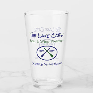 Cottage Lake Home Ocean Funny Tumblers Glasses