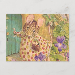 Cottage Mouse - Beatrix Potter Postcard