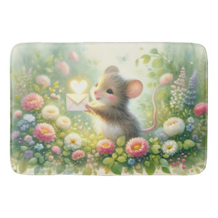 Cottage Mouse Love Letter Meadow Bath Mat