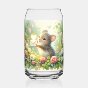 Cottage Mouse Love Letter Meadow Can Glass