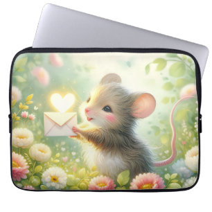 Cottage Mouse Love Letter Meadow Laptop Sleeve