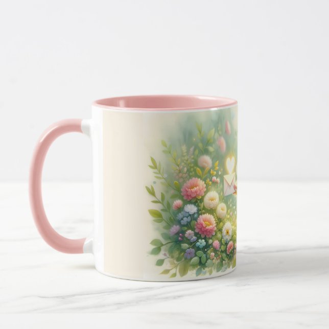 Cottage Mouse Love Letter Meadow Mug (Left)