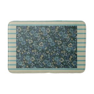 Cottage Pansies Bath Mat