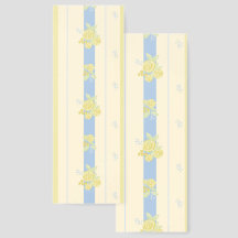 Cottage Romantique Rayures Florales dans des Tons 