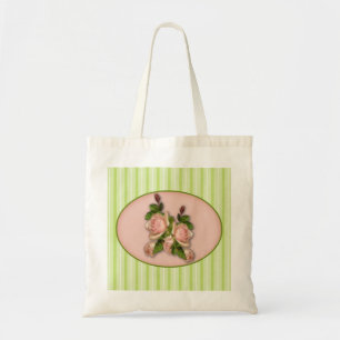 Cottage Roses Tote Bag