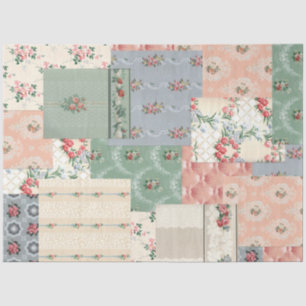 Cottage Roses Wallpaper Tissue Paper