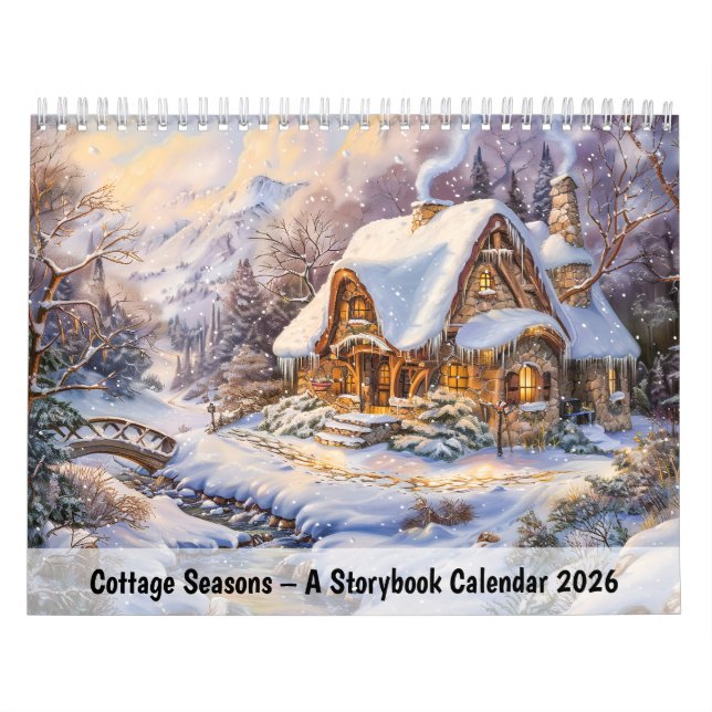 Cottage Seasons – A Storybook Calendar 2026 (Cover)