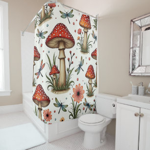 Cottage Shrooms and Flowers