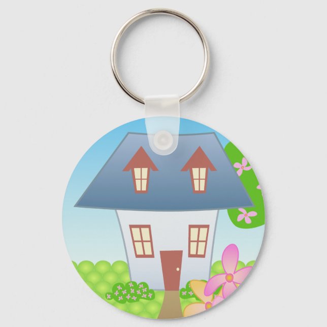 Cottage – Spring Keychain (Front)