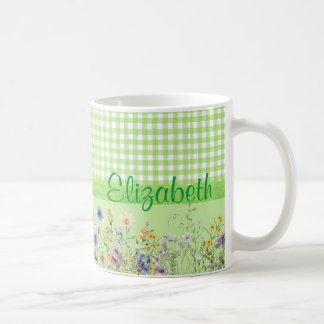 Cottage Style Wildflowers  Coffee Mug