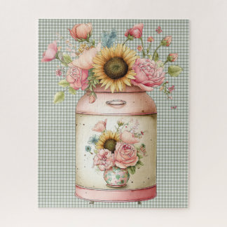 Cottage Summer Floral Puzzle