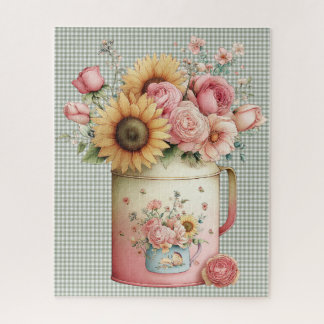 Cottage Summer Floral Puzzle
