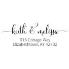 Cottage Way Self Inking Address Stamp