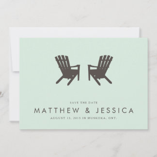Cottage Wedding Save the Date // 5 x 7 Invitation