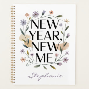 Cottage Wildflower New Year New Me Gift Planner
