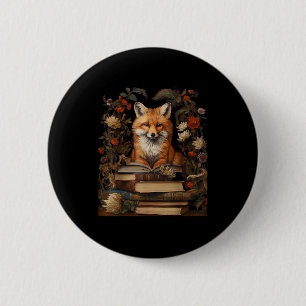 Cottagecore Aesthetic Book Lover Goblincore Retro 2 Inch Round Button