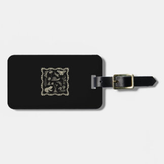 Cottagecore Aesthetic Frog And Mushroom Goblincore Luggage Tag