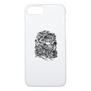 Cottagecore Aesthetic Frog Mushroom Goblincore Art Case-Mate iPhone Case