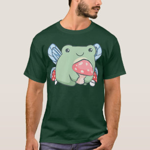 Cottagecore Aesthetic Kawaii Fairy Frog Hugging A  T-Shirt