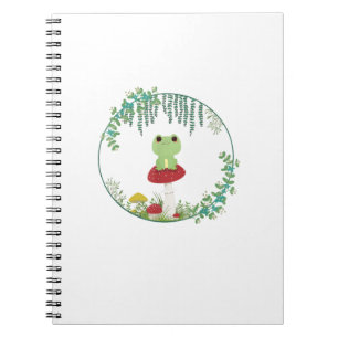 Cottagecore Aesthetic Kawaii Frog Goblincore Cute  Notebook