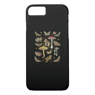 Cottagecore Aesthetic Mushroom Frog Butterfly Gobl Case-Mate iPhone Case