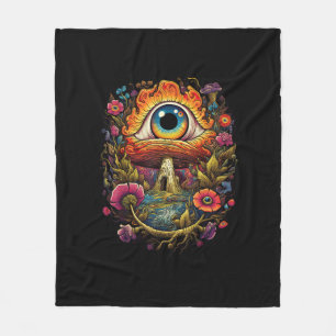 Cottagecore Aesthetic Mushroom Goblincore Simple S Fleece Blanket