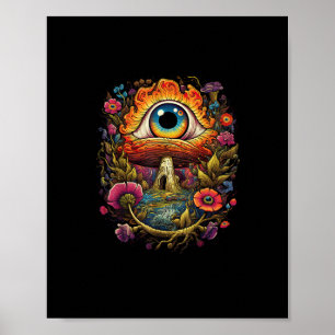 Cottagecore Aesthetic Mushroom Goblincore Simple S Poster
