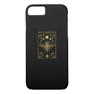 Cottagecore Aesthetic Mushroom Moth Goblincore Aca Case-Mate iPhone Case