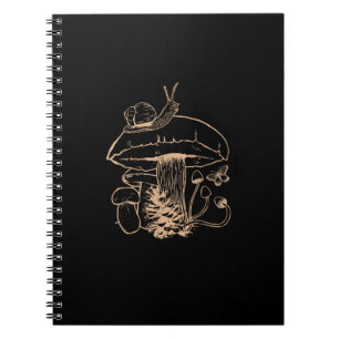Cottagecore Aesthetic Mushroom Snail Goblincore My Notebook