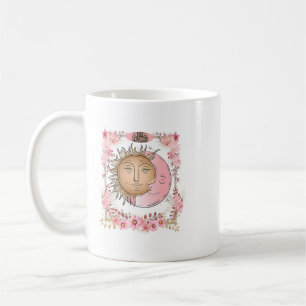 Cottagecore Aesthetic Tarot Card Lovers Crescent W Coffee Mug