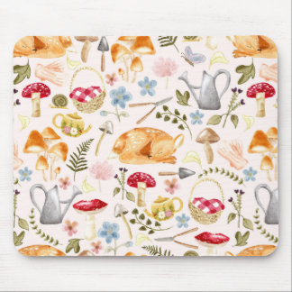 Cottagecore Aesthetic | Watercolor Mouse Pad