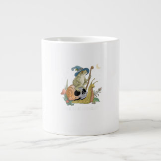 Cottagecore Aesthetic Witch Frog Snail Mushroom Go Large Coffee Mug