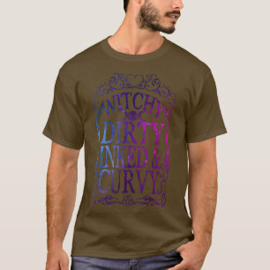 Cottagecore Aesthetic Witch, Witchy Dirty Inked An T-Shirt