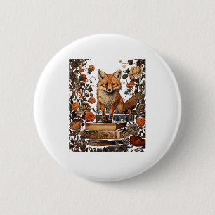 Cottagecore Aesthetic With Book Cute Goblincore Mi 2 Inch Round Button