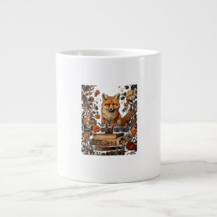 Cottagecore Aesthetic With Book Cute Goblincore Mi Large Coffee Mug