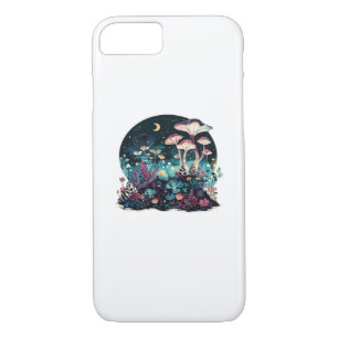Cottagecore And Aesthetic Goblincore Mushroom Fair Case-Mate iPhone Case