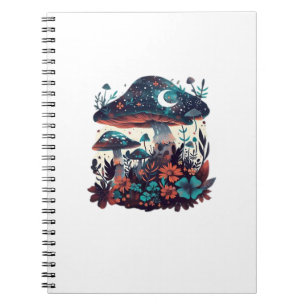 Cottagecore And Aesthetic Goblincore Mushroom Fair Notebook