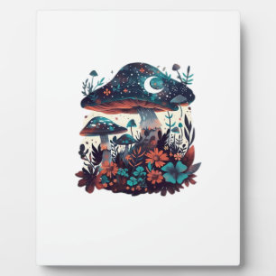 Cottagecore And Aesthetic Goblincore Mushroom Fair Plaque