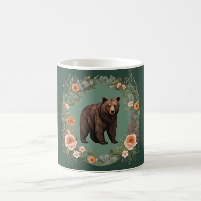Cottagecore Bear Coffee Mug (Center)