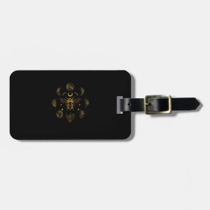 Cottagecore Bee Mystical Magical Goblincore Moon P Luggage Tag